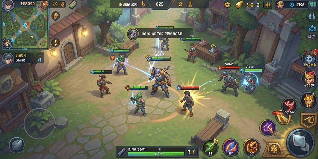 Screenshot menampilkan karakter utama di level awal game.