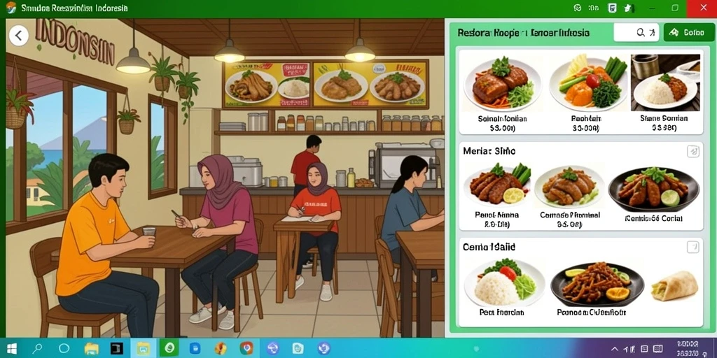 Tampilan antarmuka yang bersih dan menarik.