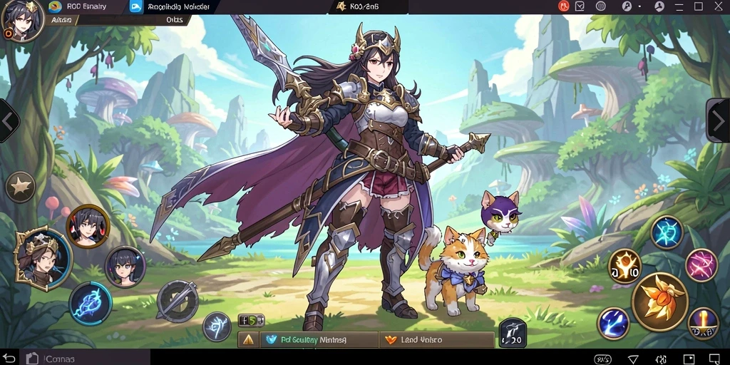 Screenshot menampilkan antarmuka permainan yang menarik.