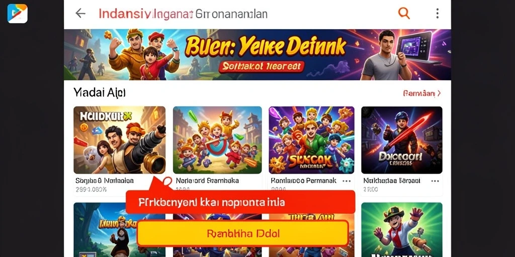 Tampilan utama aplikasi KAOSTOGEL yang menarik.