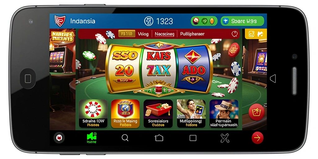 Screenshot menunjukkan antarmuka pengguna yang menarik.