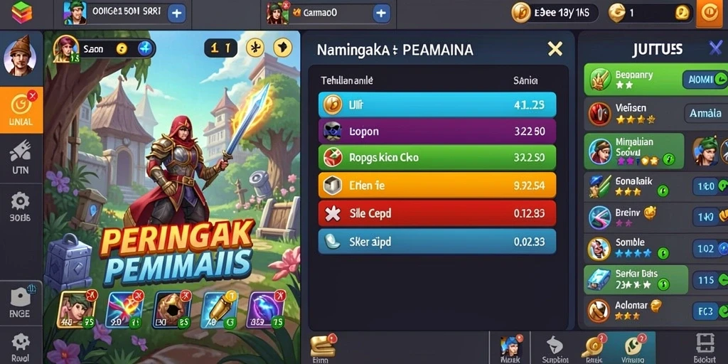 Tampilan antarmuka yang user-friendly.