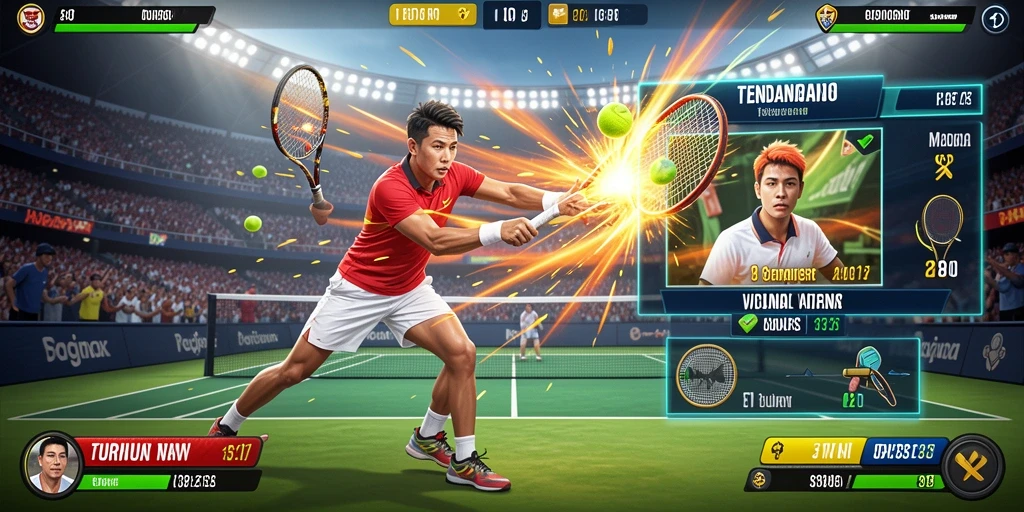 Screenshot menunjukkan tampilan utama game OKJK.