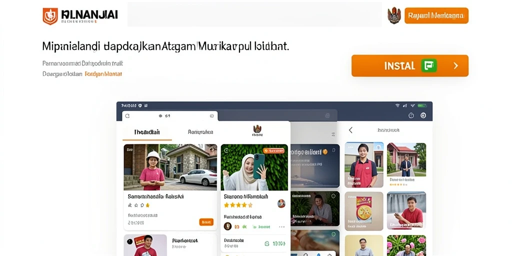 Tampilan antarmuka yang user-friendly.