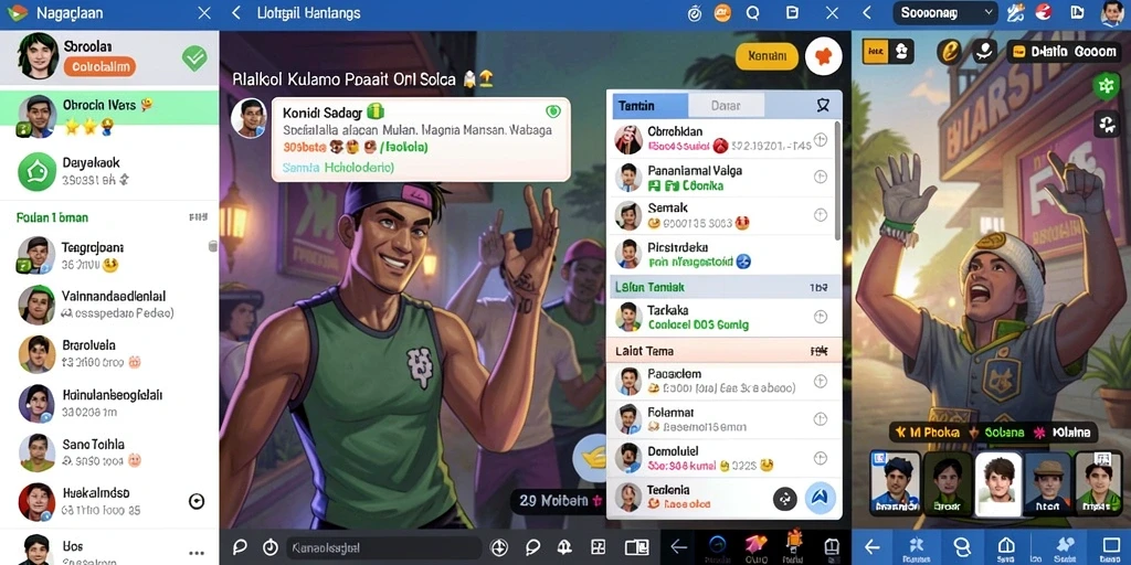 Tampilan awal yang menarik dan mudah dinavigasi.