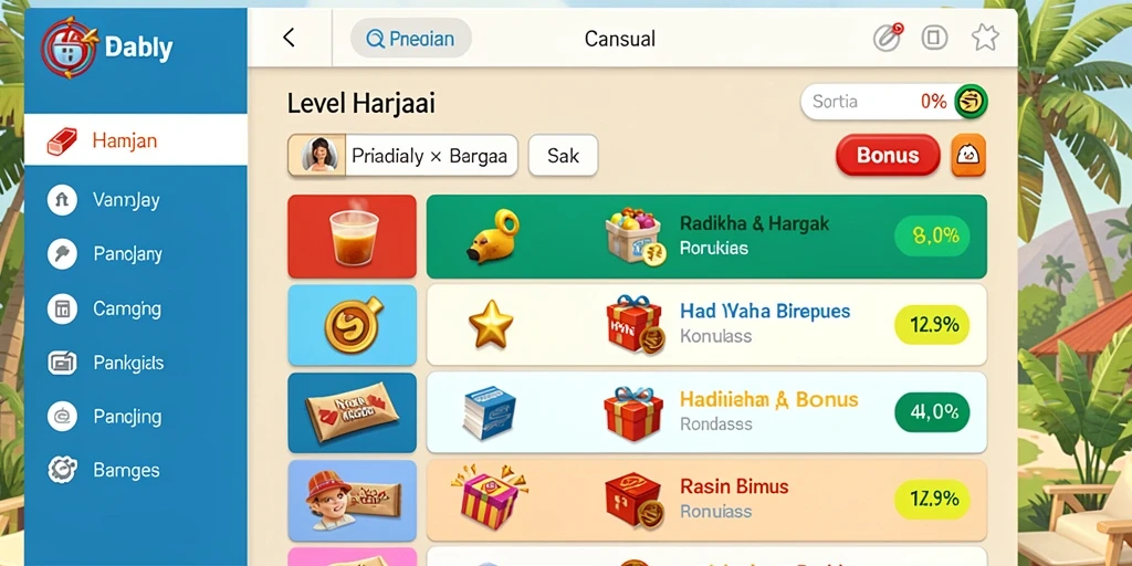 Tampilan antarmuka yang menarik dan mudah digunakan.