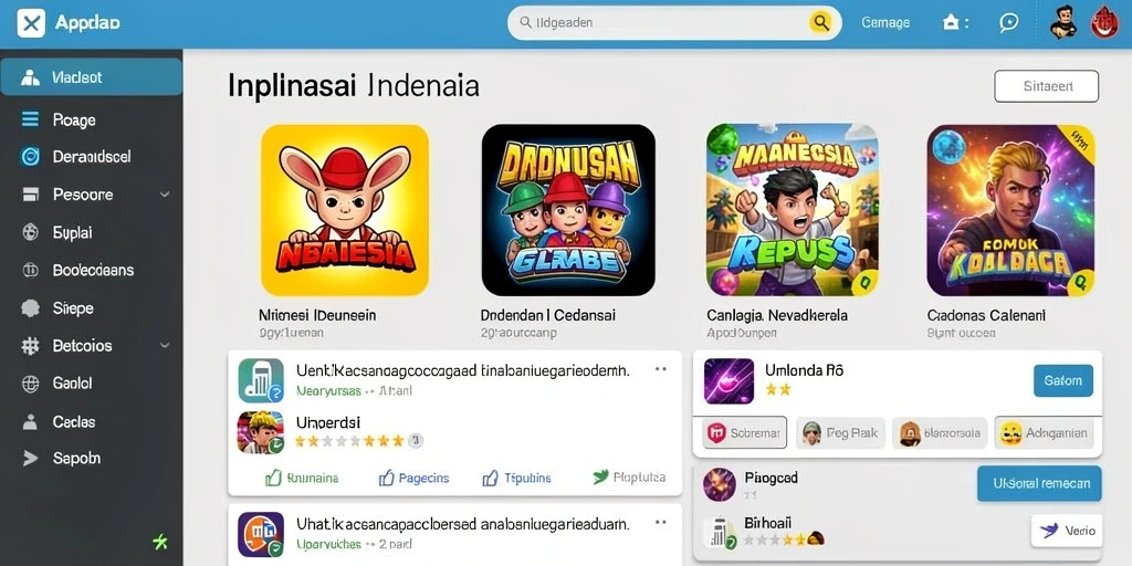 Tangkapan layar menampilkan grafik yang memukau.