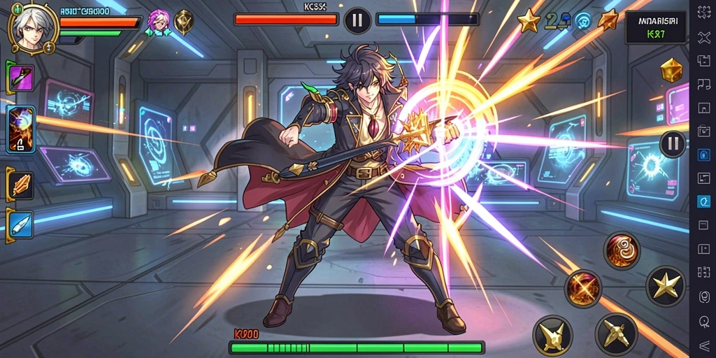 Tampilan awal game VT38 yang mengesankan.