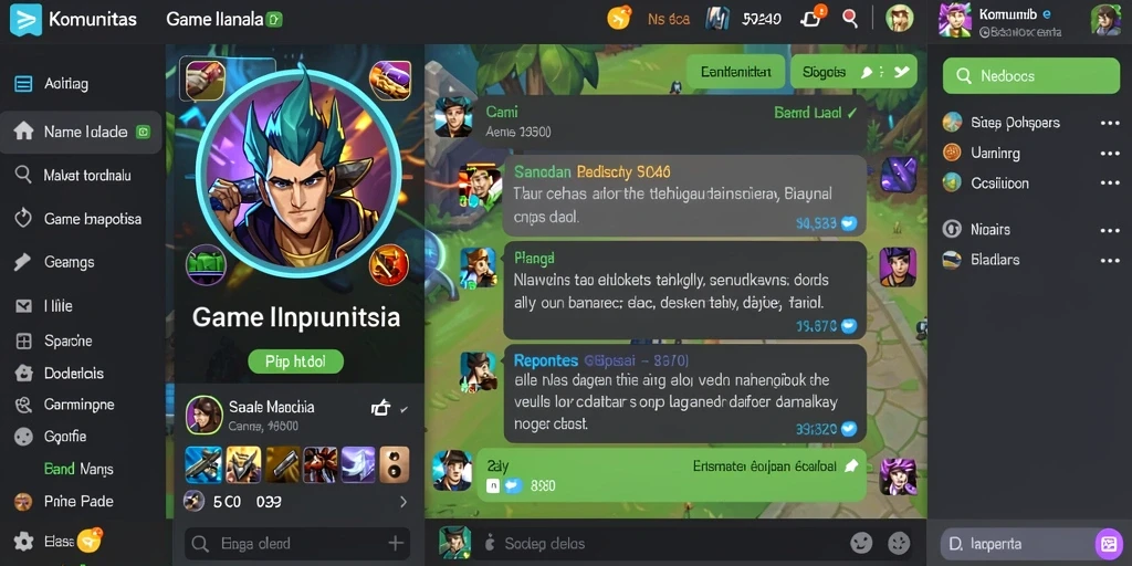 Tampilan utama permainan yang menarik dan interaktif.