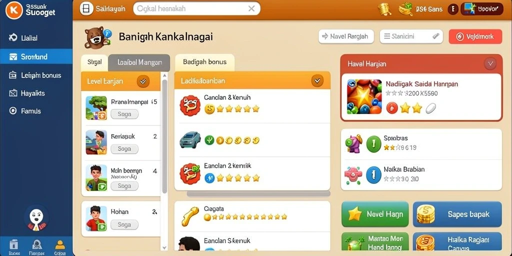 Tampilan antarmuka yang menarik dan mudah digunakan.